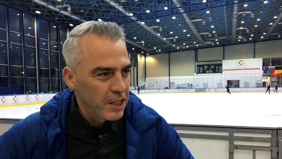 Figure skating coach Bruno Marcotte