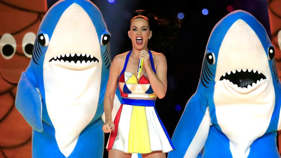 Katy Perry performance at the Super Bowl