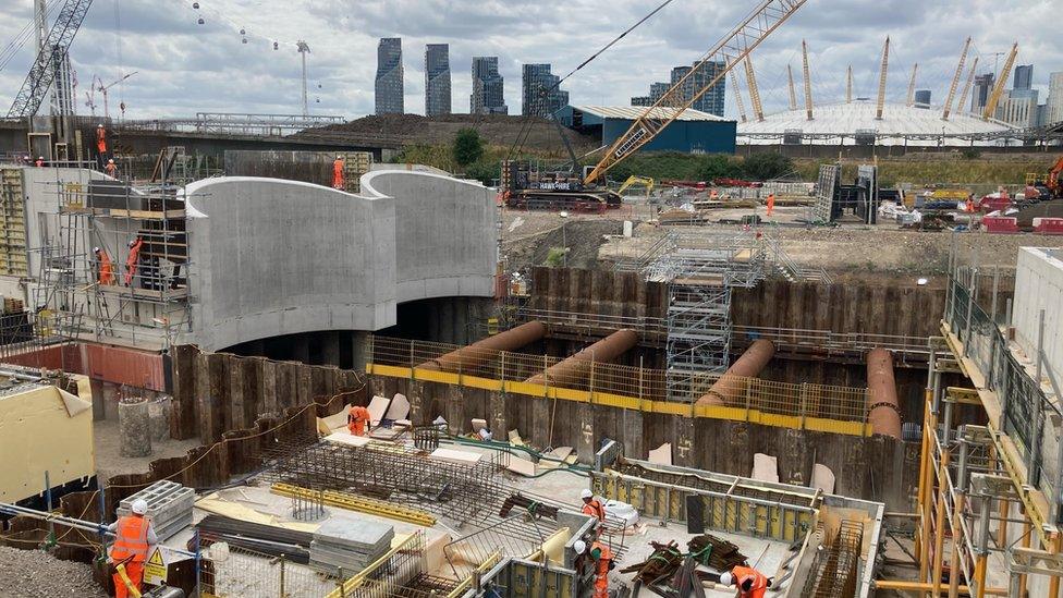 Work on the Silvertown tunnel