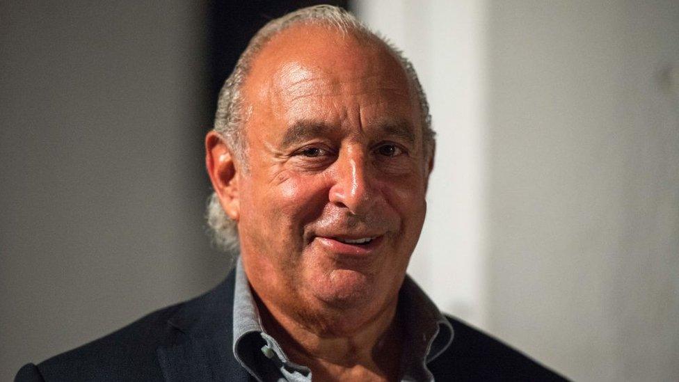 Arcadia chief executive Philip Green