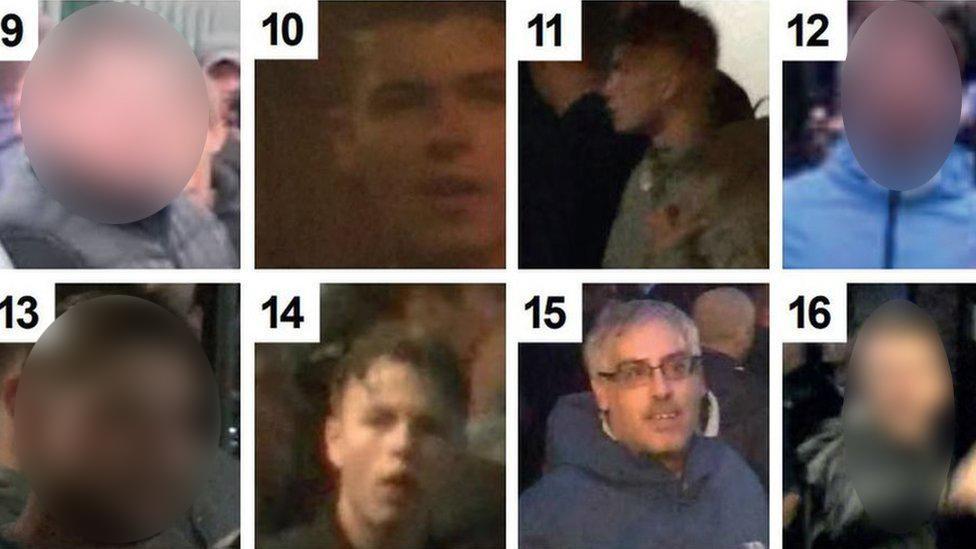 Suspects in Portsmouth-Southampton disorder