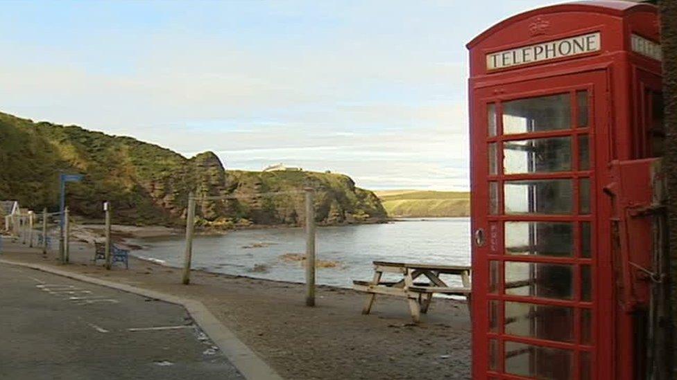 The 1983 film made a red phone box in the Aberdeenshire village of Pennan famous