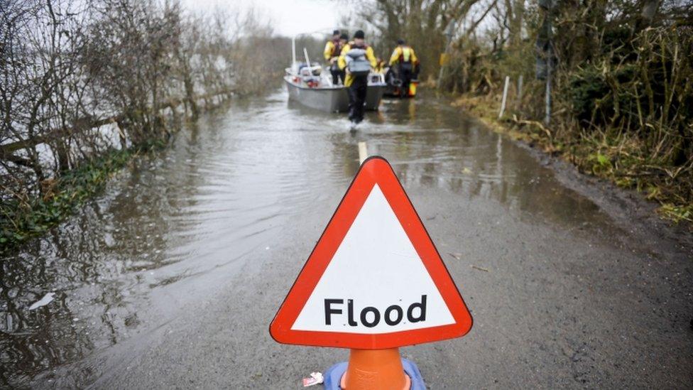 Flood sign