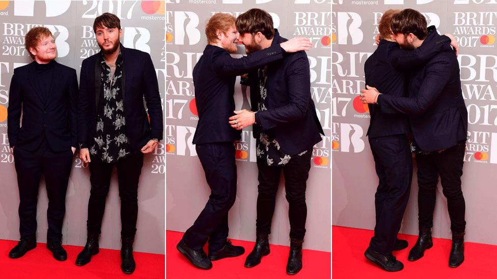 Ed Sheeran and James Arthur