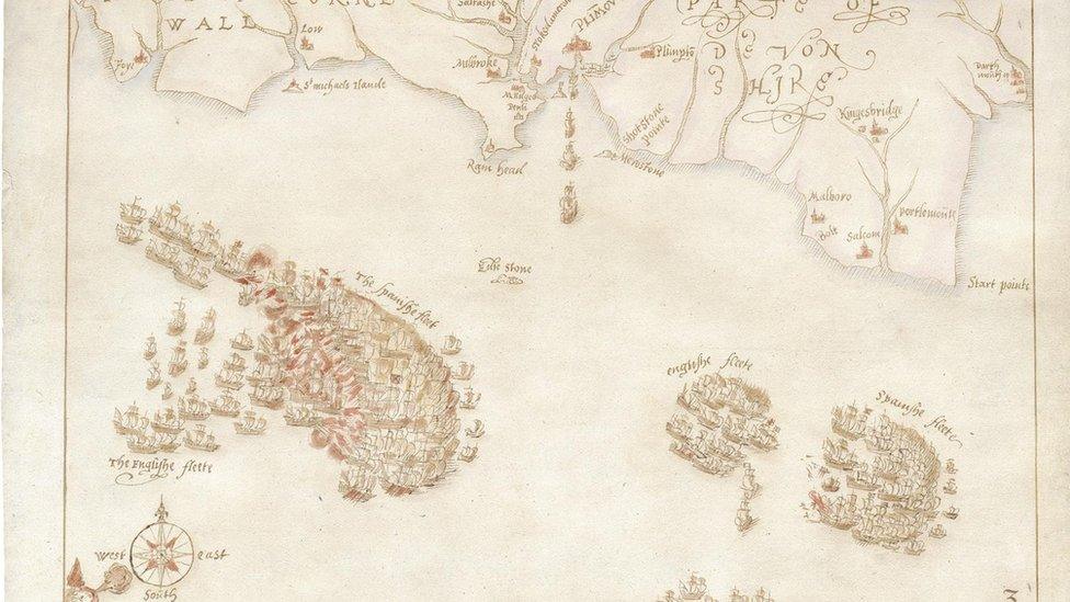 Spanish Armada maps