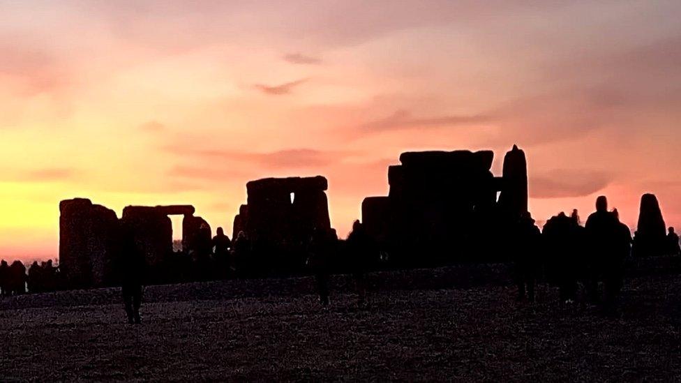 Sunrise at Stonehenge