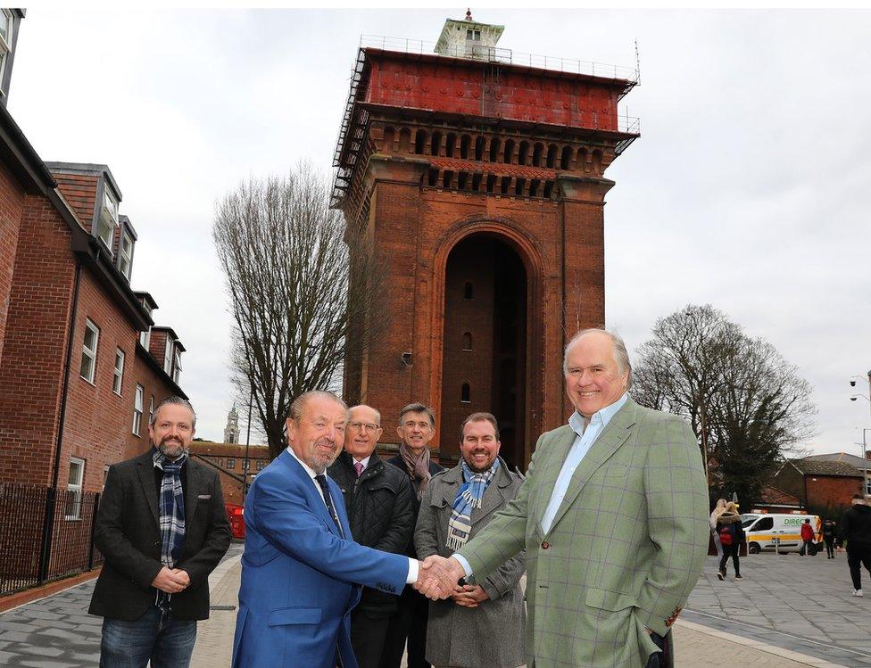 Jumbo water tower in Colchester