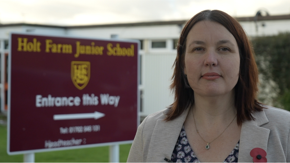 Claire Richardson, acting head teacher at Holt Farm Junior School