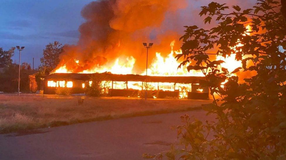 Fire at Birchfield Sports and Social Club