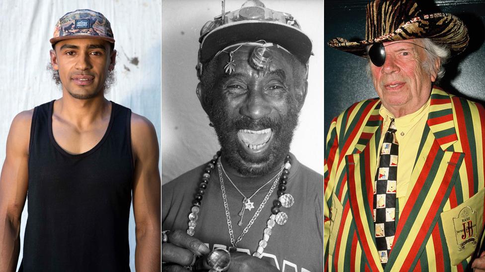 Sparkz, Lee 'Scratch' Perry and George Melly