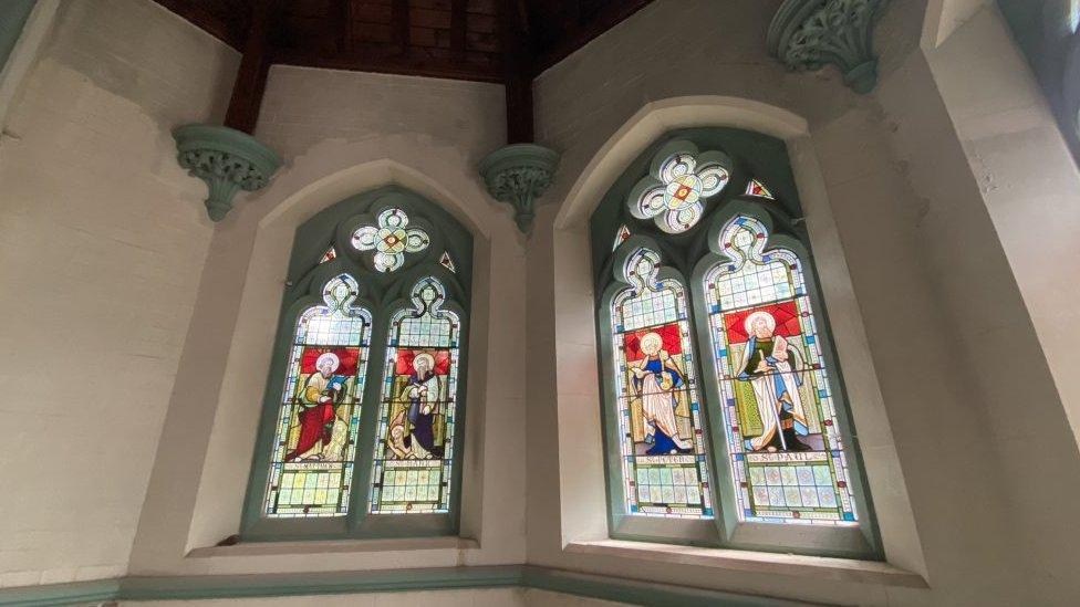 Stained glass windows