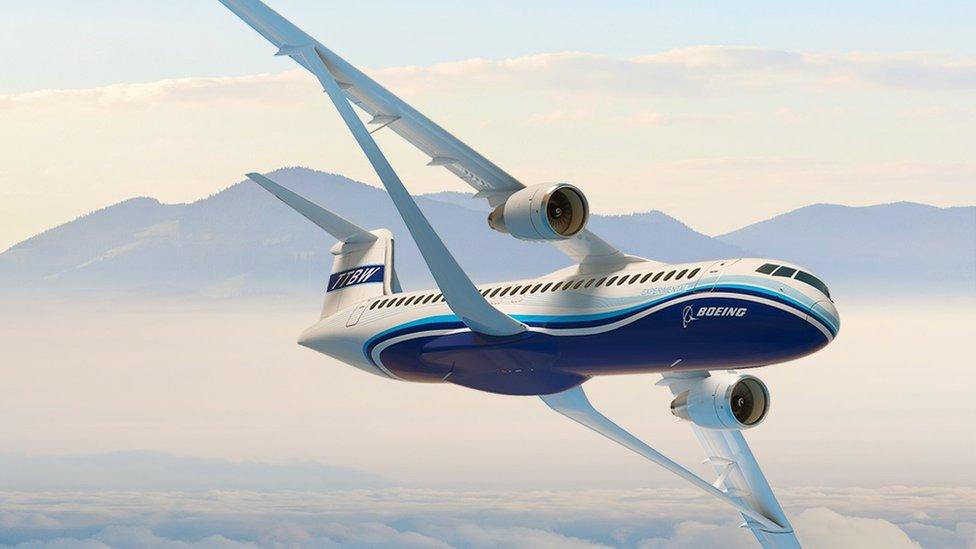 Boeing truss-braced wing