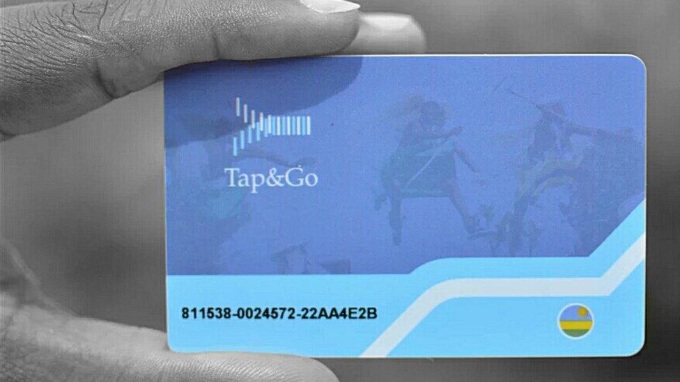 Tap and go card