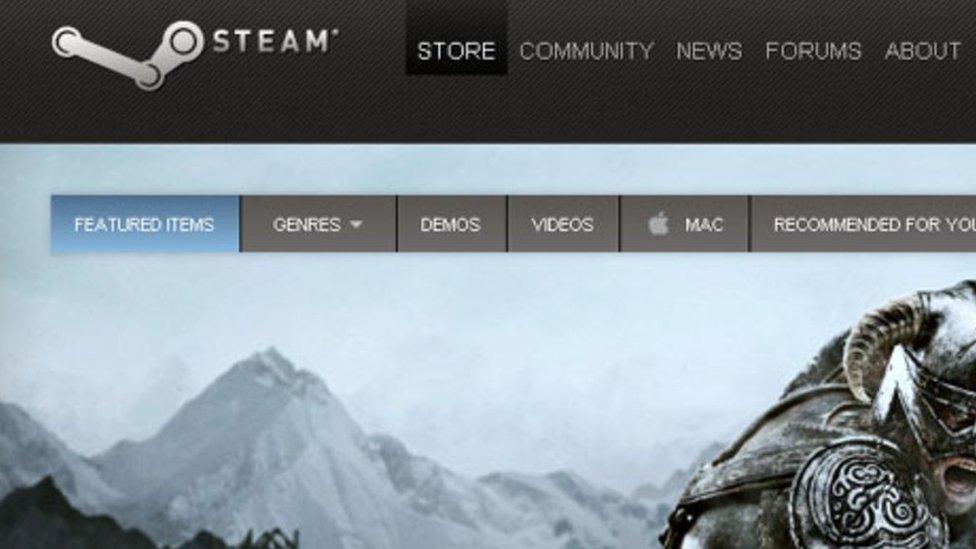 Steam store on Valve