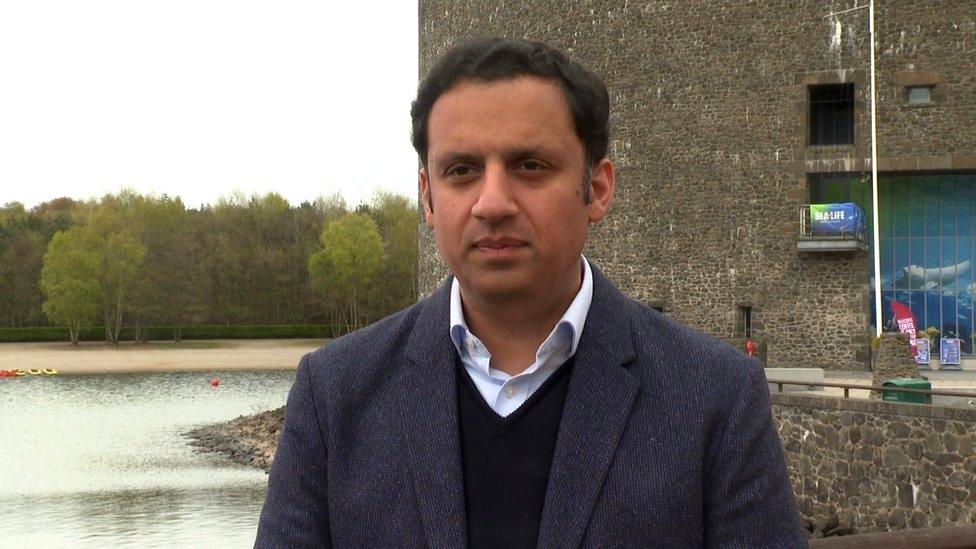 Scottish Labour leader Anas Sarwar on Loch Lomond shores