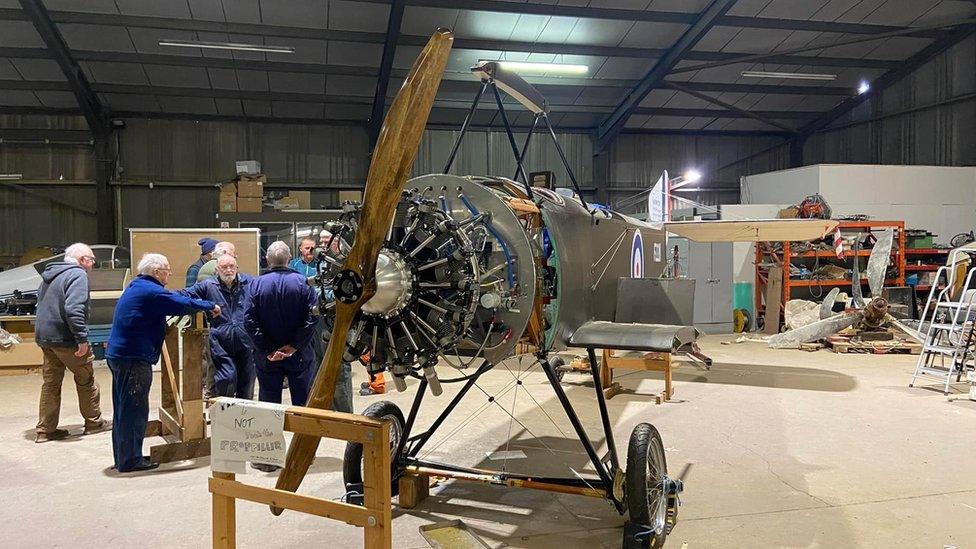 The volunteers have been working on the aircraft for 23 years