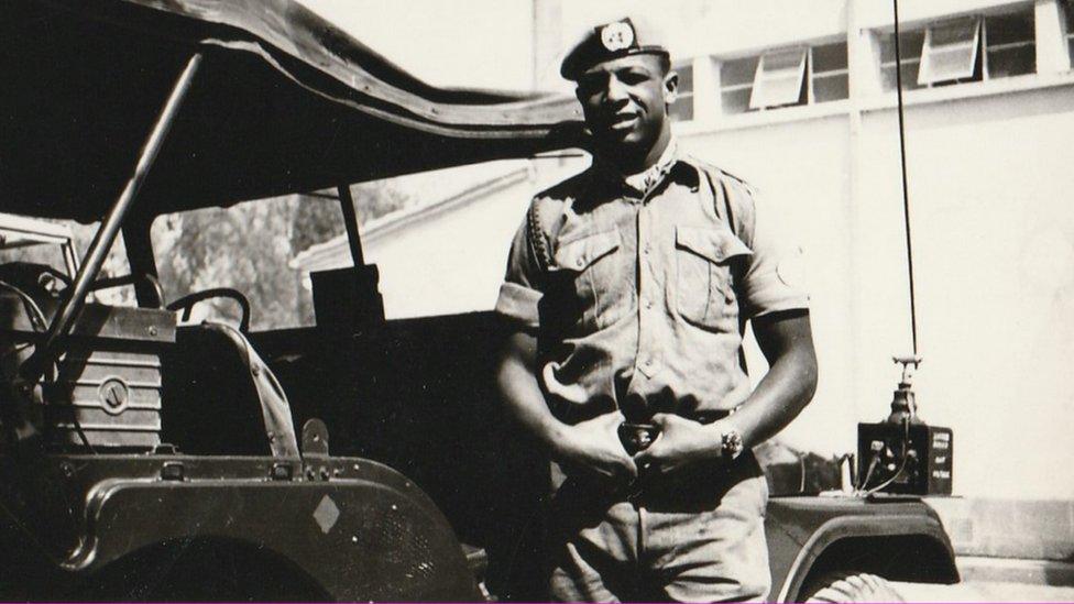 Clive Sullivan in the Army