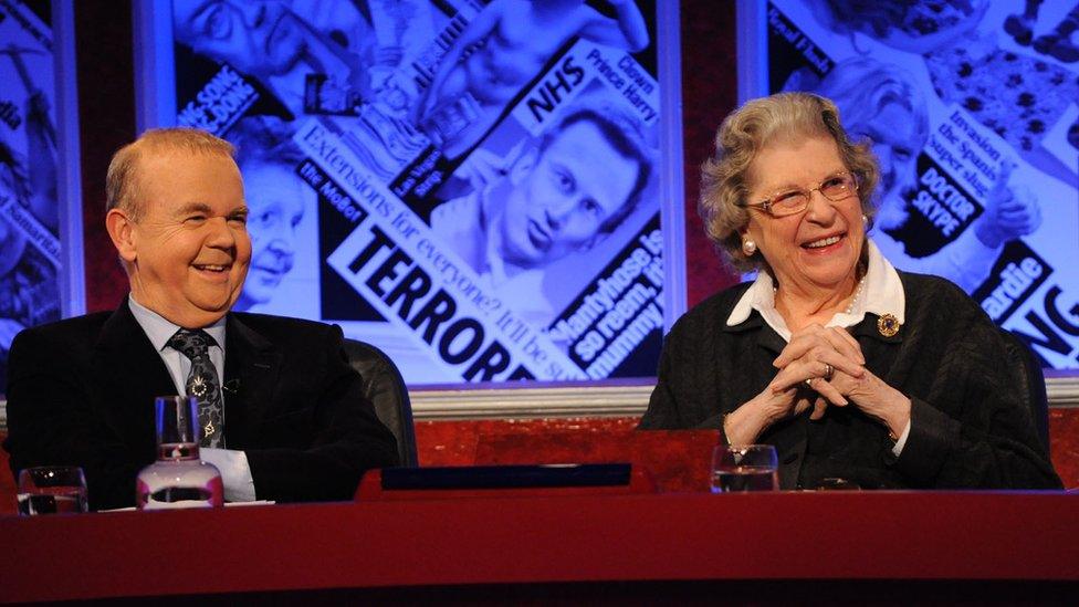 Ian Hislop and Lady Trumpington