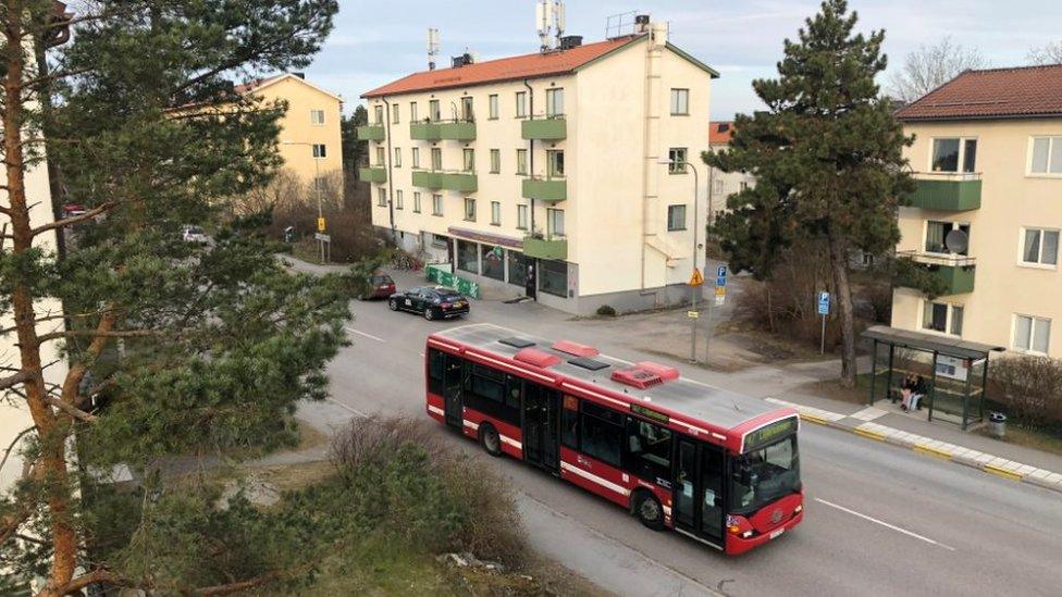 Bus in Stockholm