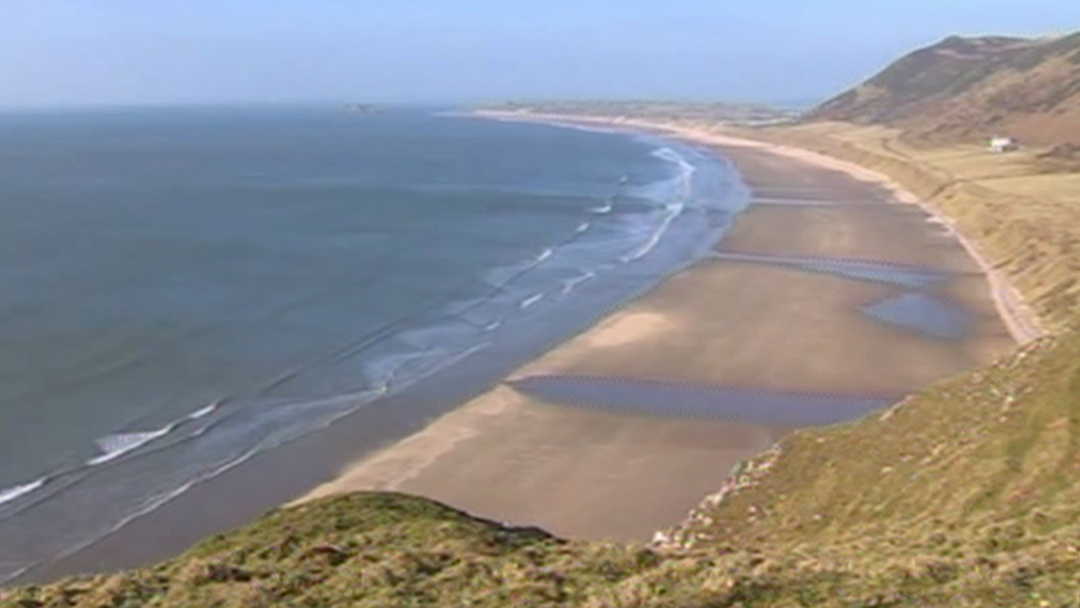 Rhossili beach