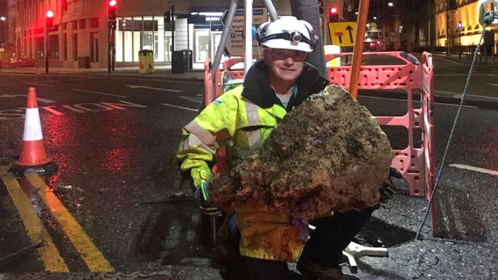 Fatberg in Leeds