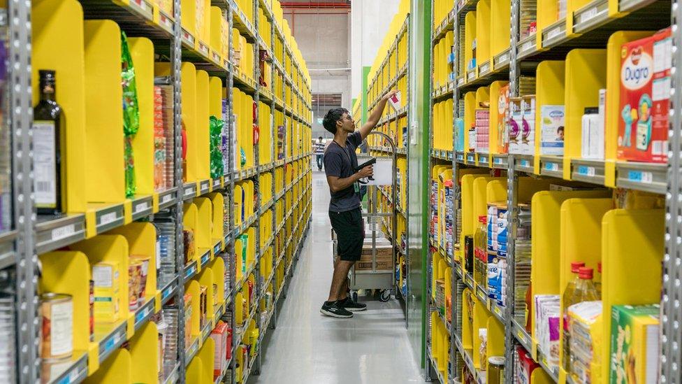 Amazon fulfillment centre in Singapore