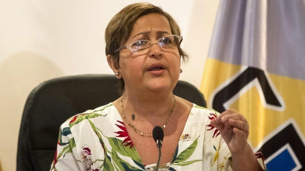 President of National Electoral Council of Venezuela, (CNE), Tibisay Lucena,