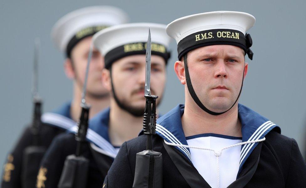 HMS Ocean sailors