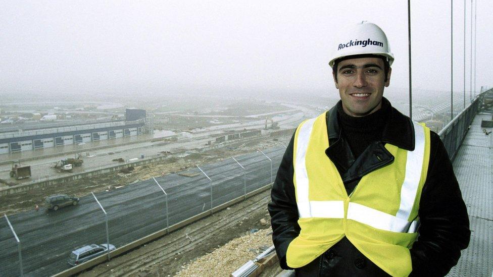 Scottish driver Dario Franchitti at Rockingham