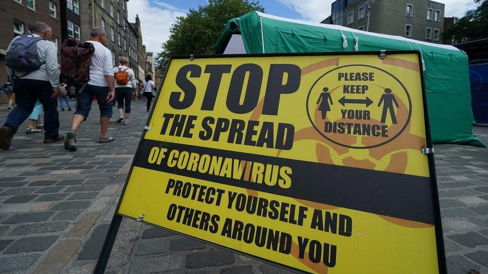 Stop the Spread covid sign