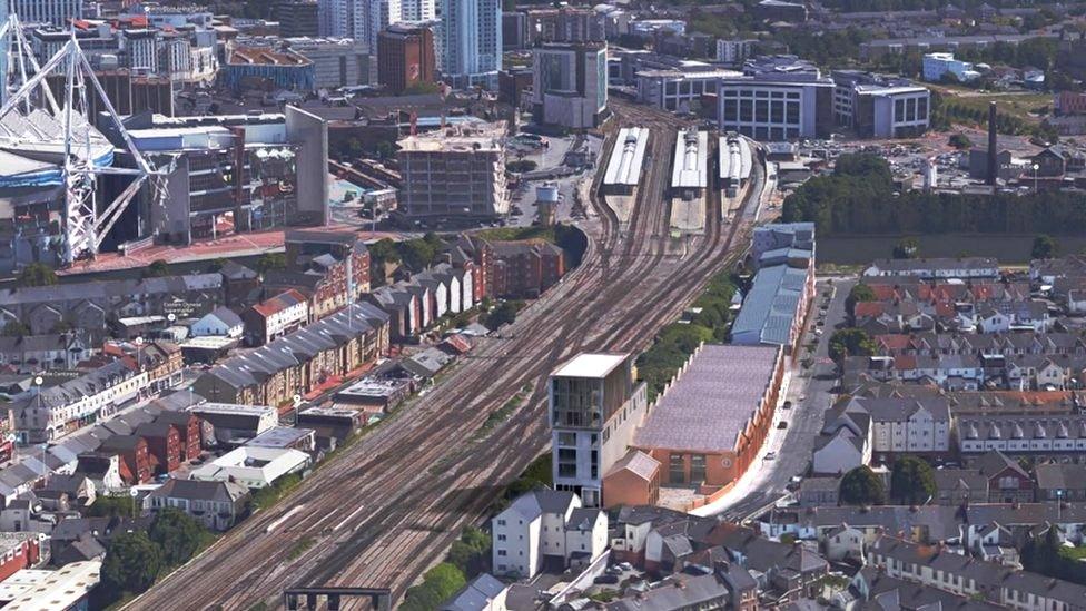 Proposed flats at the Tramshed, Cardiff