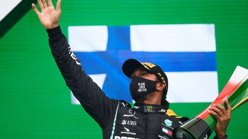 Lewis Hamilton breaks F1 win record in Portugal