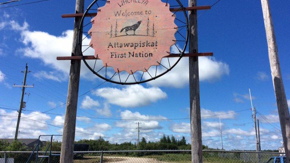 Attawapiskat sign