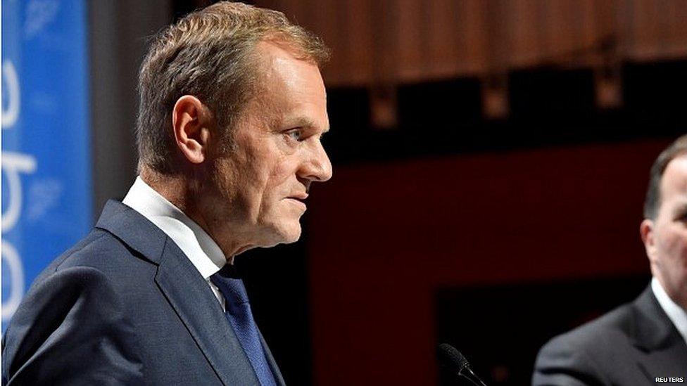 Donald Tusk, president of the European Council