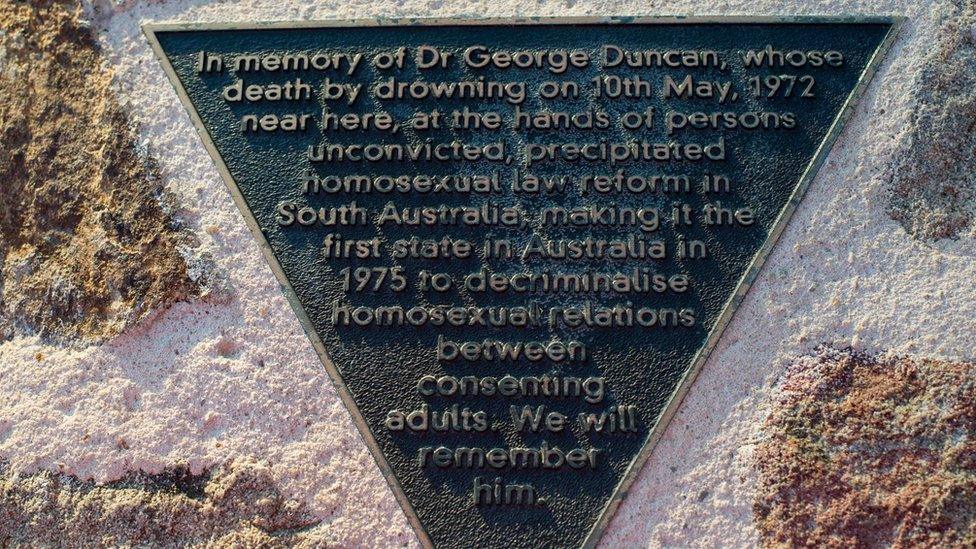 A memorial plaque was erected at the top of the riverbank beside the footbridge to mark the 30th anniversary of Dr Duncan's death.