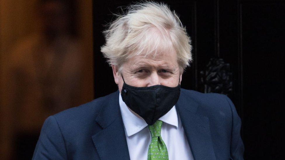 Boris Johnson exits Downing Street