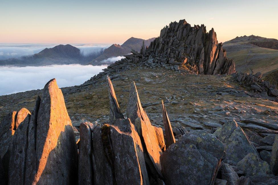 Castell Y Gwynt Sunset Inversion