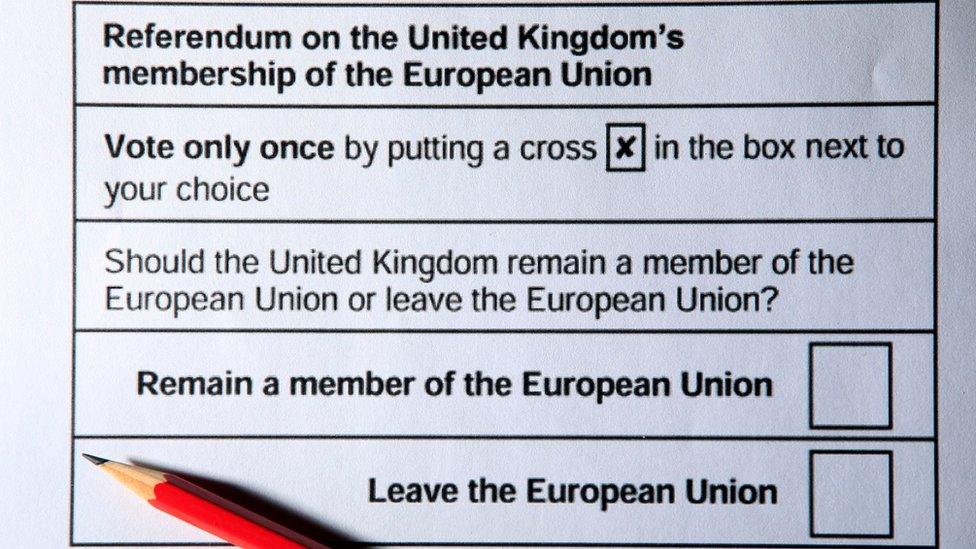 The proposed form is shown in draft regulations laid before Parliament on the conduct of the national poll, one part of the legislation which must be approved at least ten weeks before the UK is asked to decide whether to remain in the EU.