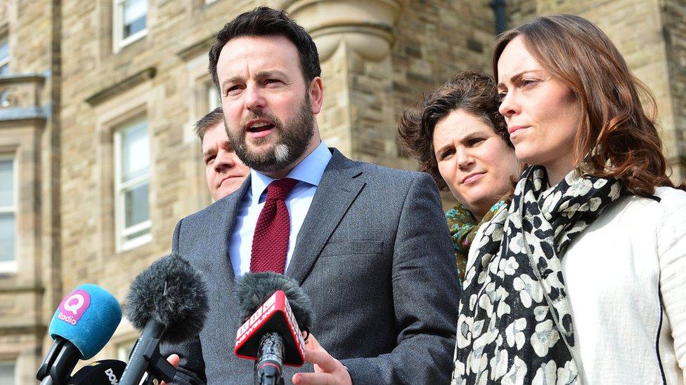 Colum Eastwood and SDLP colleagues