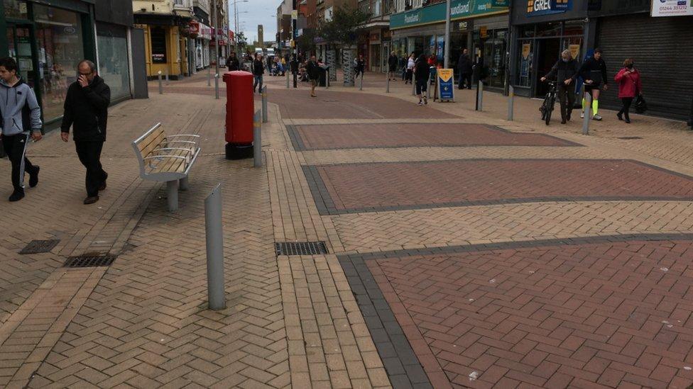 Rhyl town centre