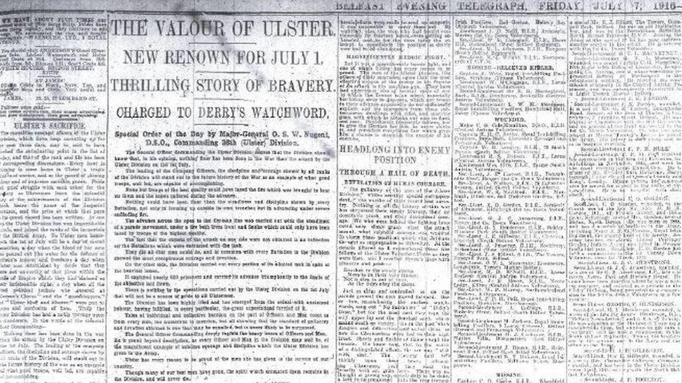 Belfast Telegraph from 7 July 1916