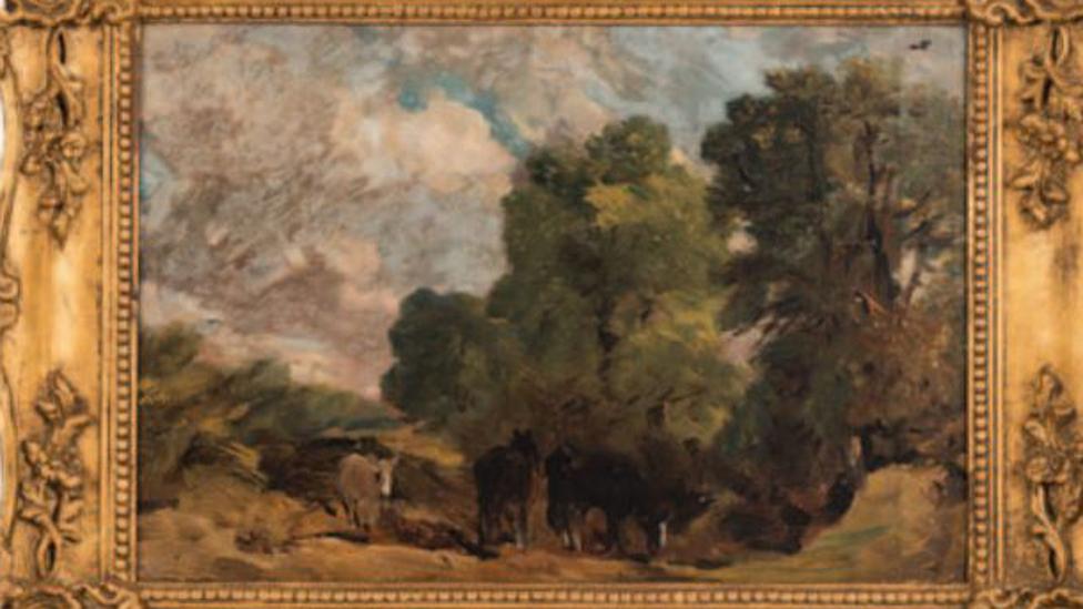 Landscape with Horses by John Constable