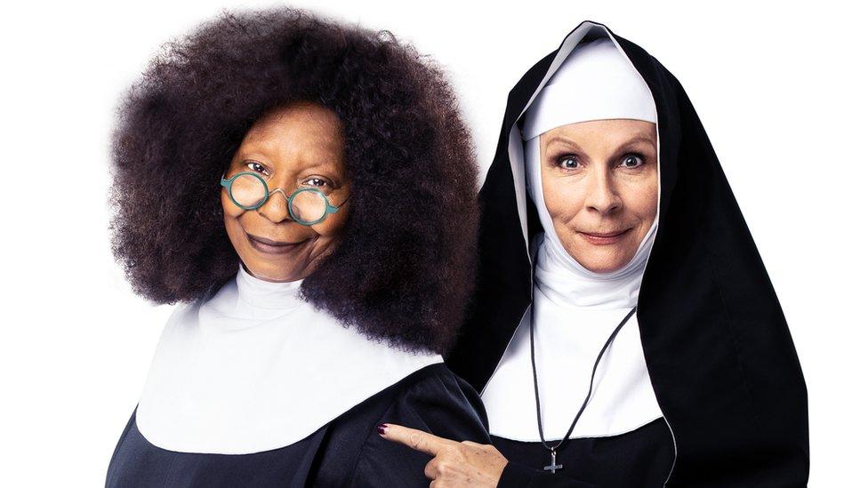 Whoopi Goldberg and Jenifer Saunders