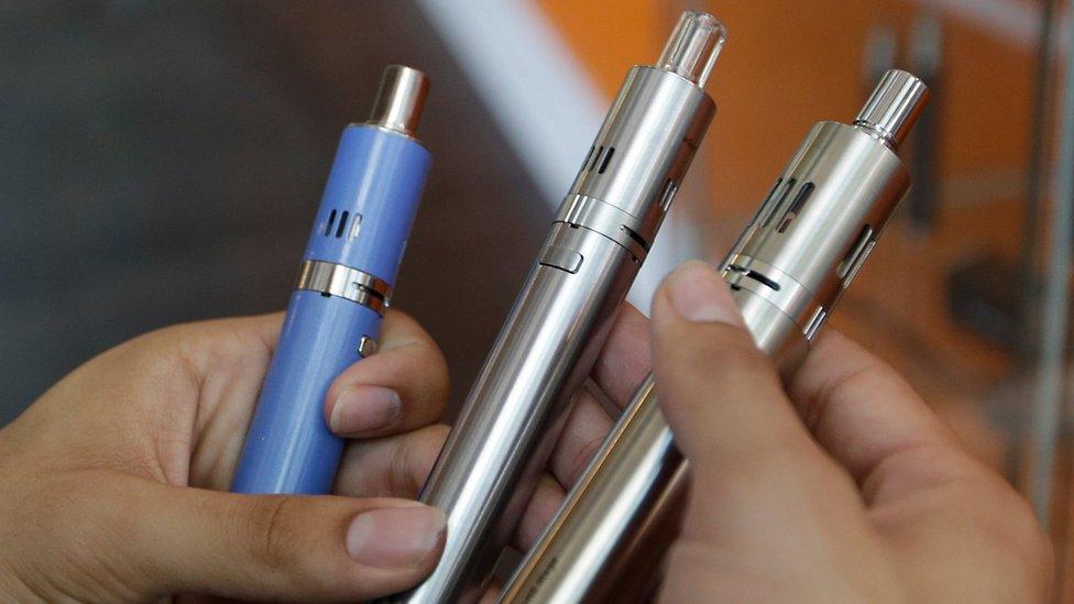 Three e-cigarettes