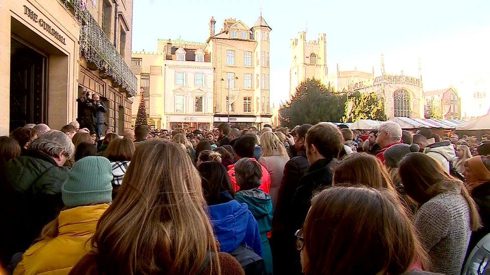 Cambridge vigil