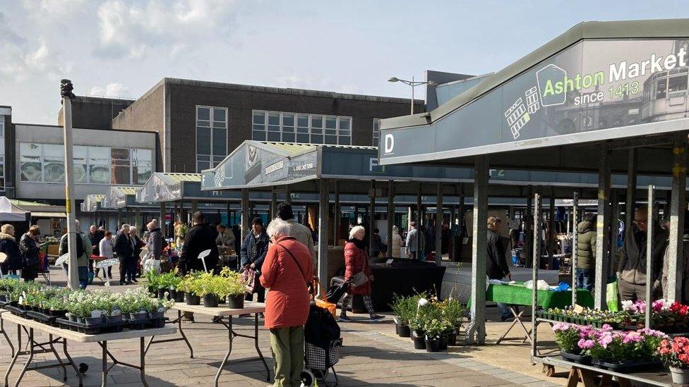 Market Square in Ashton-under-Lyne