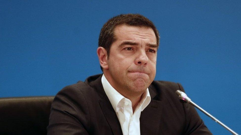 Outgoing Greek Prime Minister Alexis Tsipras in Athens. Photo: 7 July 2019