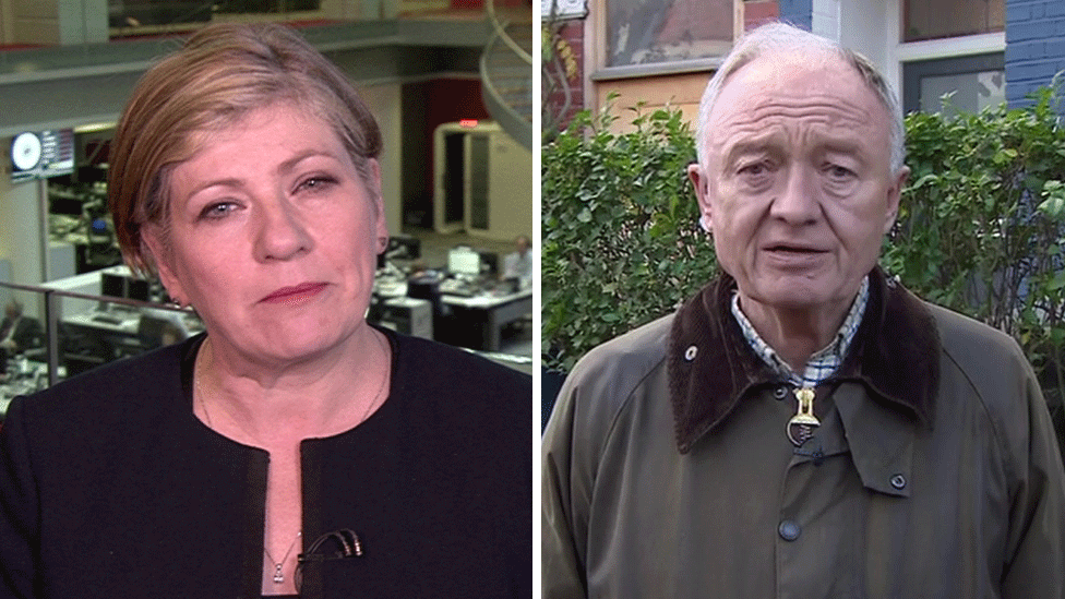 Emily Thornberry and Ken Livingstone