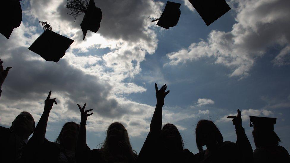 Students celebrating