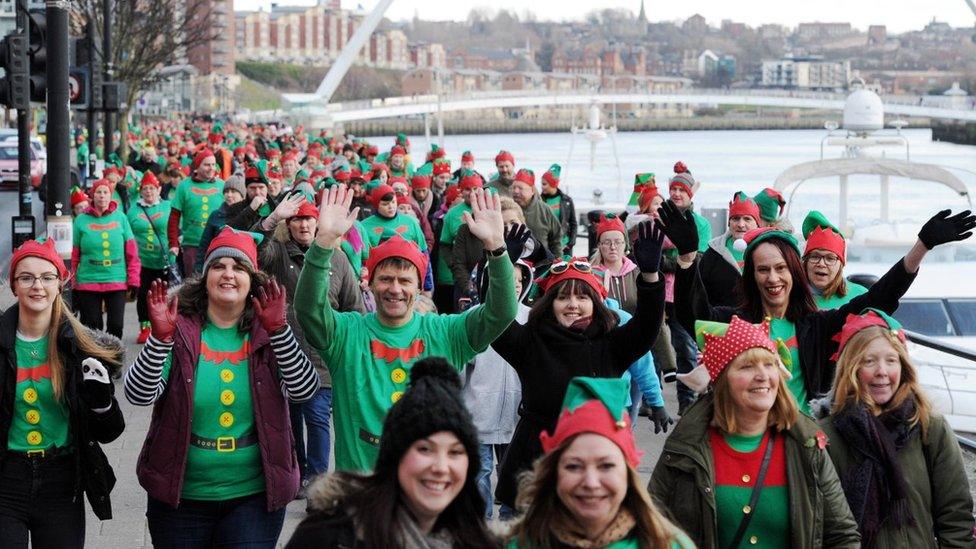 People on the quayside